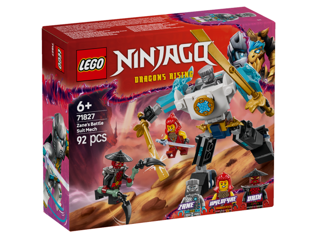 LEGO Ninjago Боевые рободоспехи Зейна 71 | XS Rotaļlietas