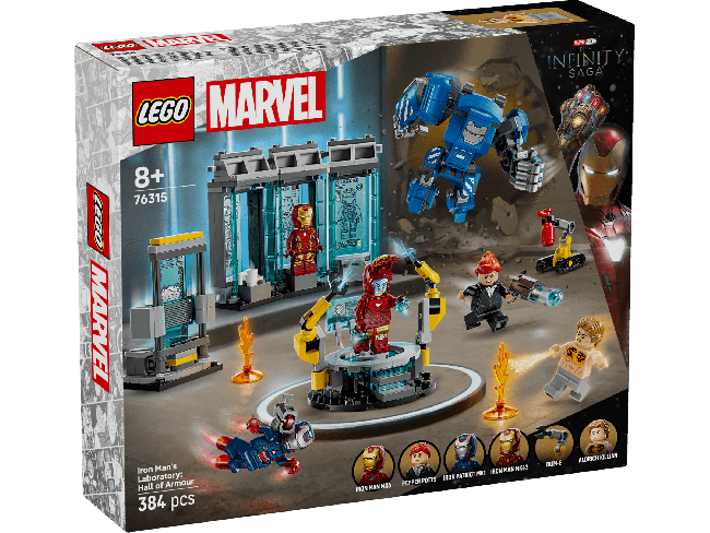 LEGO Super Heroes Лаборатория Железного человека: зал брони 76