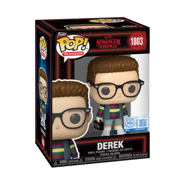 ストレンジャー・シングス funko pop ファンコ　デレク　DEREK FUNKO POP! Vinyl: Фигурка: Stranger Things - Derek Turn | XS